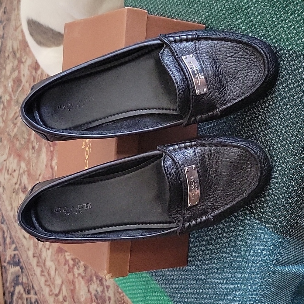 Gently used Coach loafers